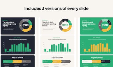 The Startup Pitch Deck Template gallery image