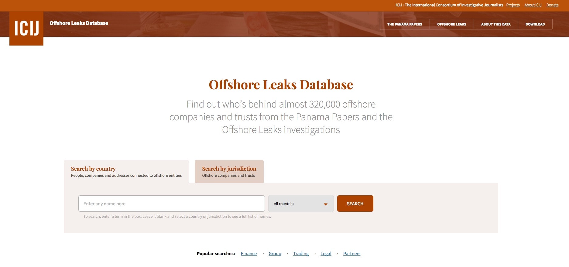Panama Papers Database  gallery image