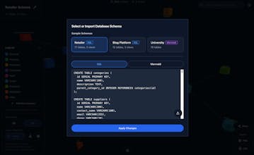 Open-source 3D database visualizer gallery image