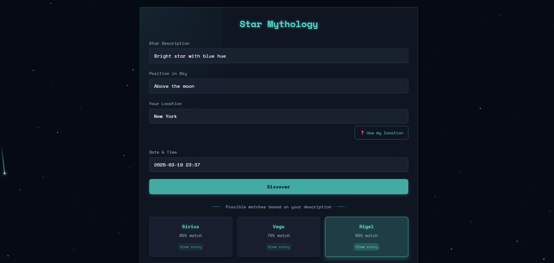 Stories in the Stars gallery image