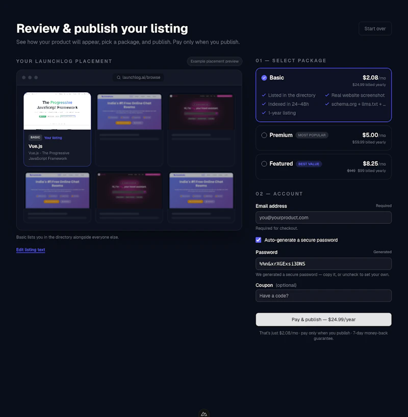 LaunchLog screenshot 3