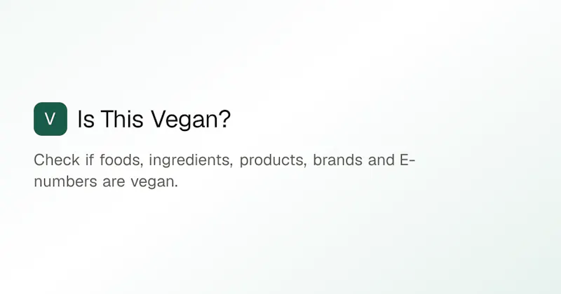 Is This Vegan? screenshot 1
