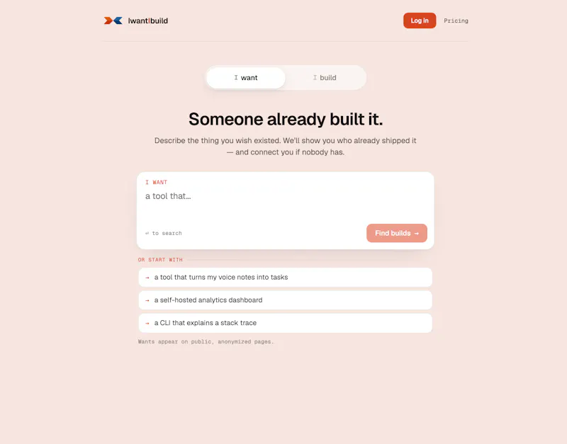 IwantIbuild screenshot 1