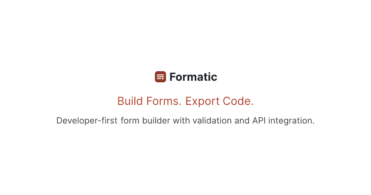 Formatic - Main product screenshot demonstrating key features and user interface