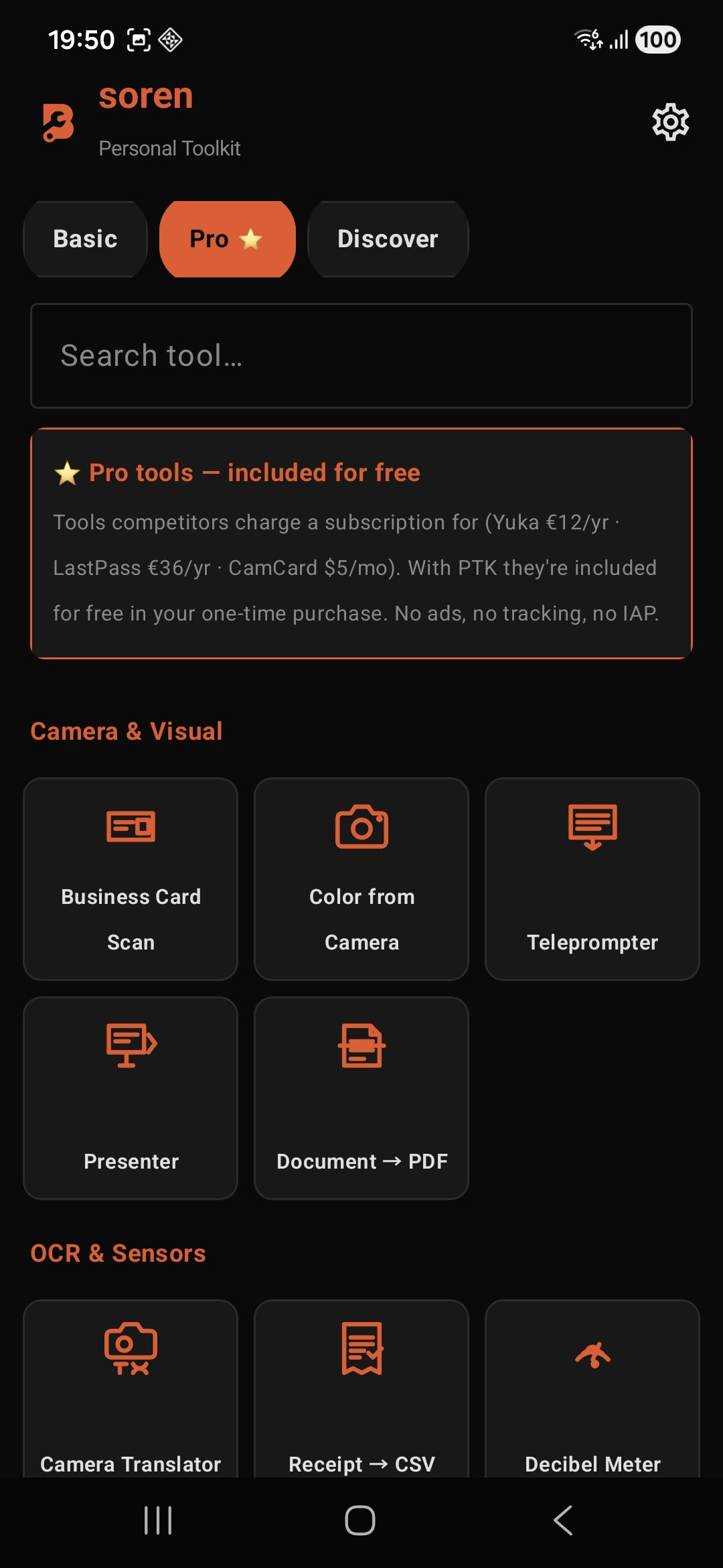 Biniru Personal Toolkit - BPTK - gallery image