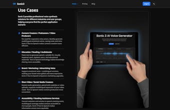 Sonic 3 AI Voice Generator gallery image