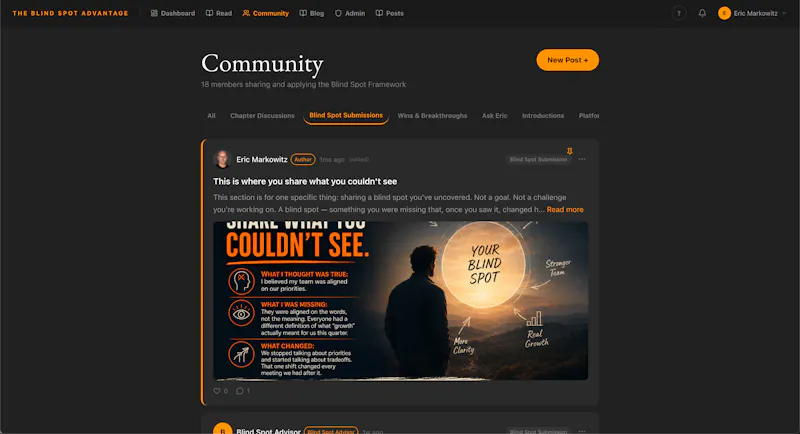 The Blind Spot Advantage - Living Book screenshot 8