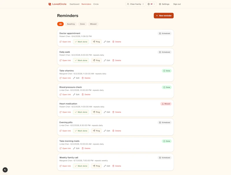 LovedCircle screenshot 5