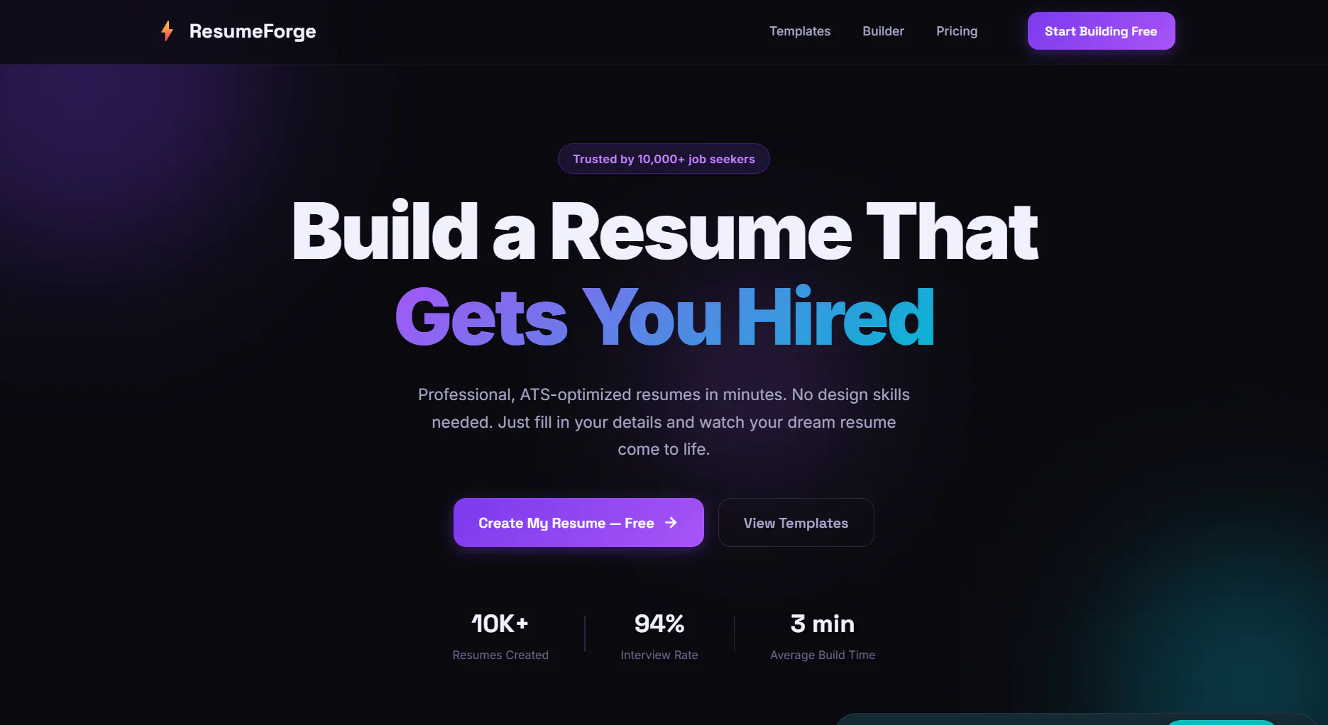 ResumeForge