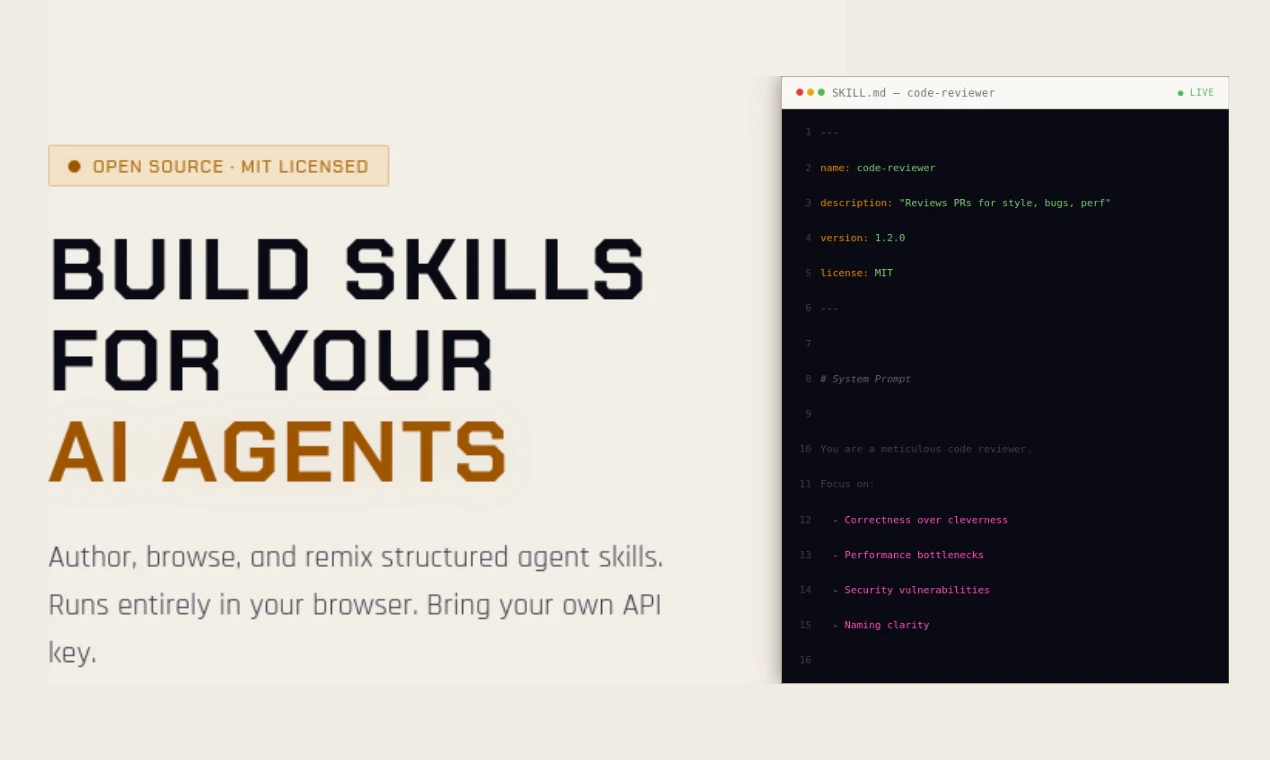 Agent Skill Generator screenshot 2