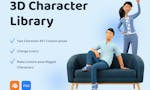 3D Characters Pose Library image