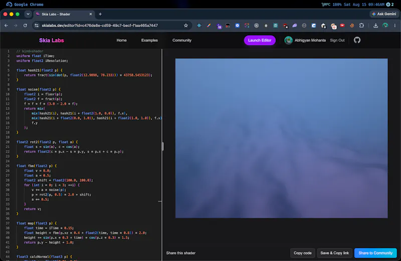 Skia Labs screenshot 2