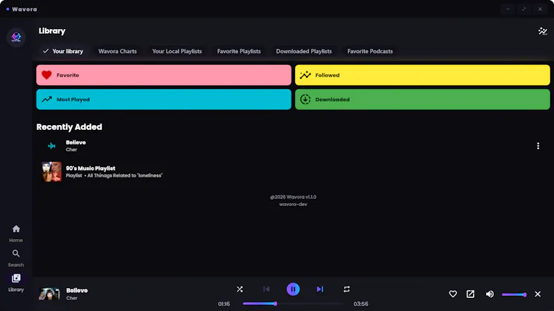 Wavora MusicApp screenshot 7