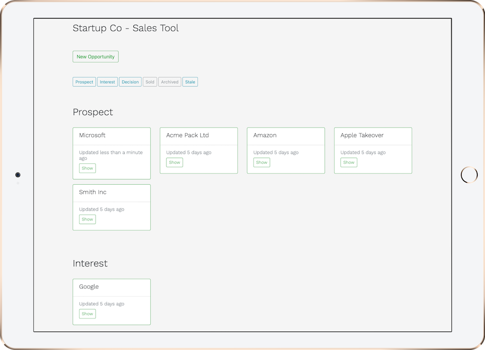 Sales Tool gallery image