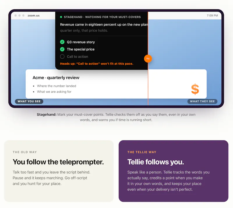 Tellie Prompter 1.5 screenshot 3