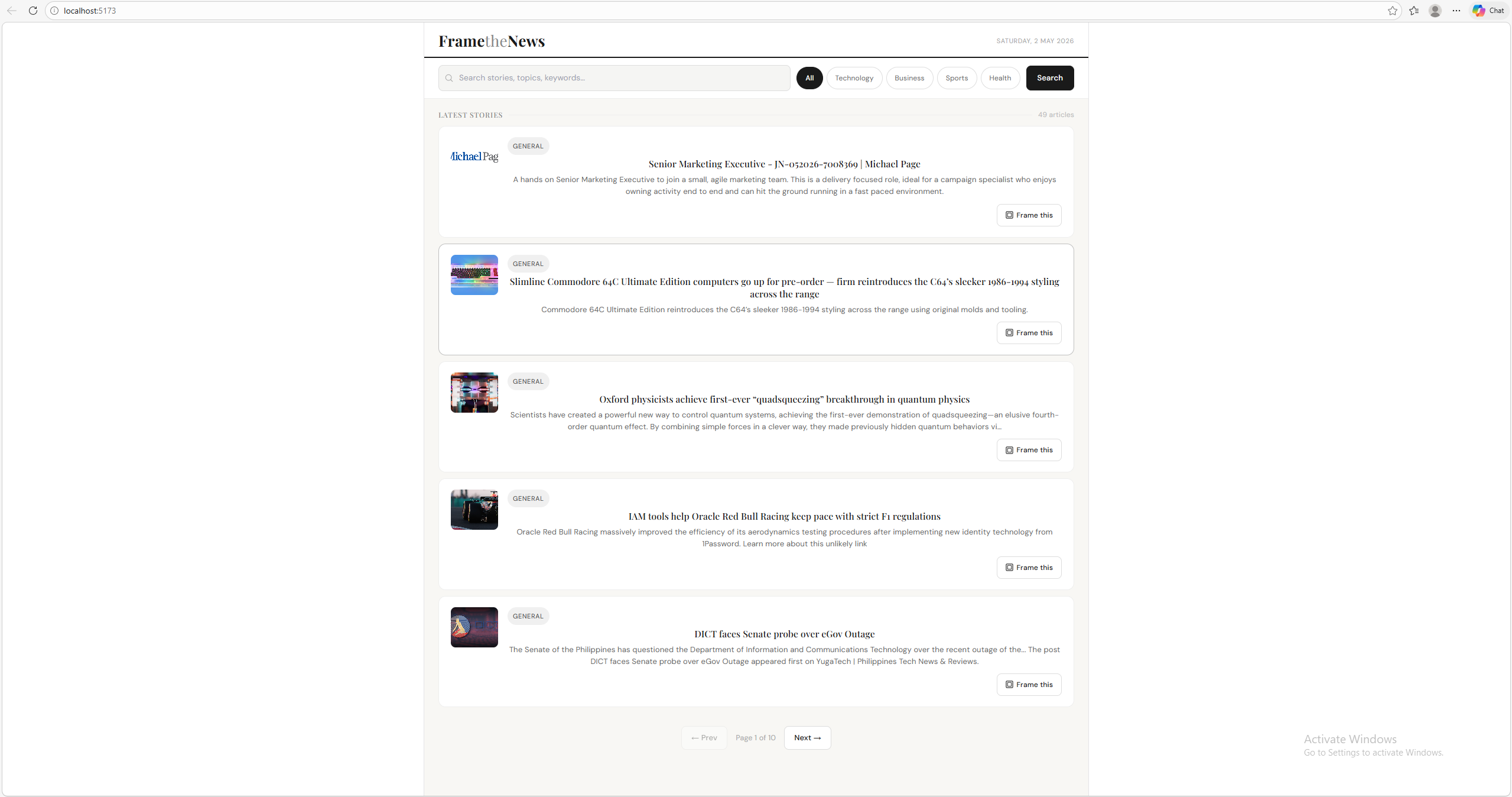 FrameTheNews gallery image