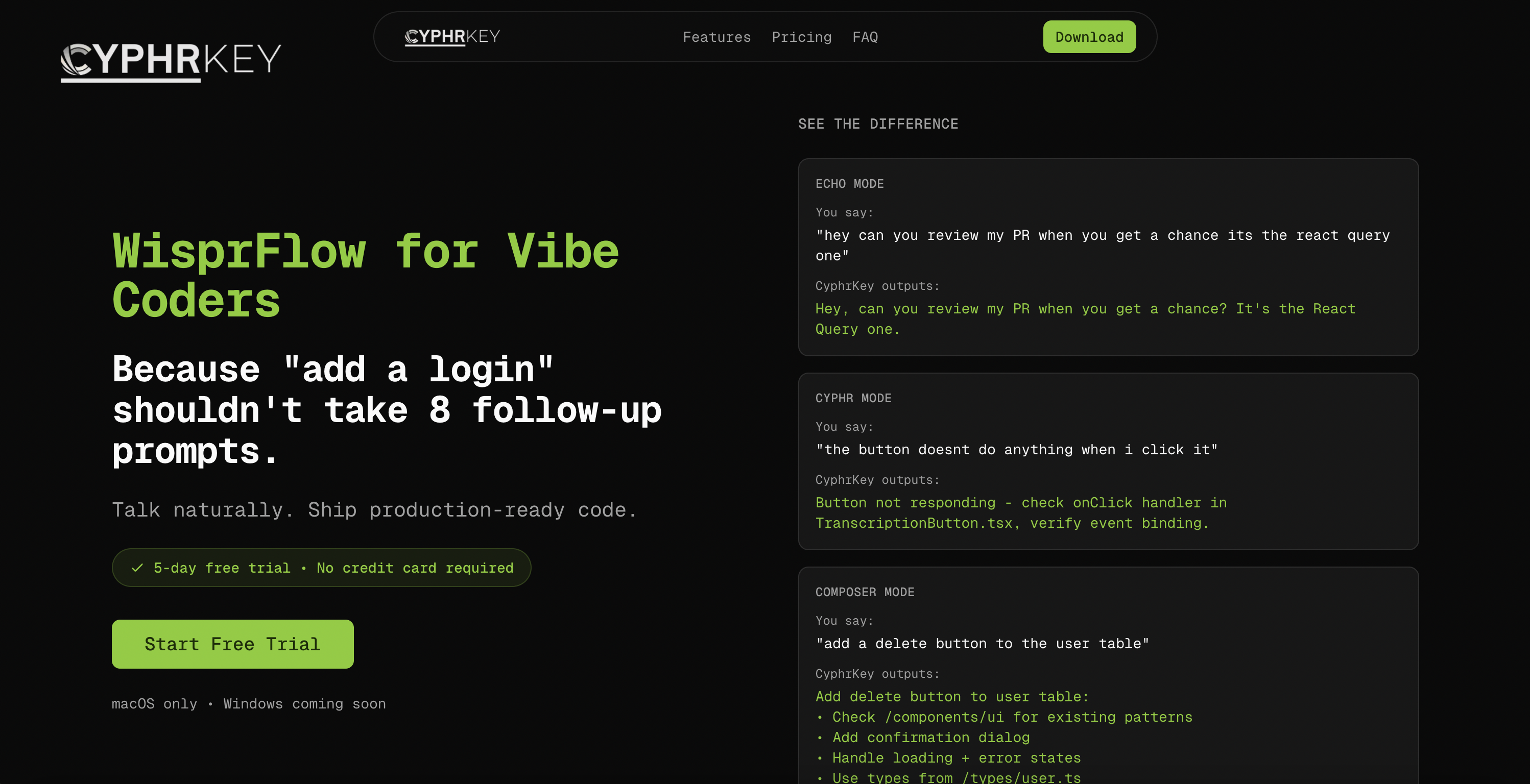 CyphrKey - Main product screenshot demonstrating key features and user interface