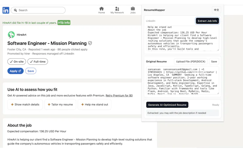 ResumeMapper screenshot 4