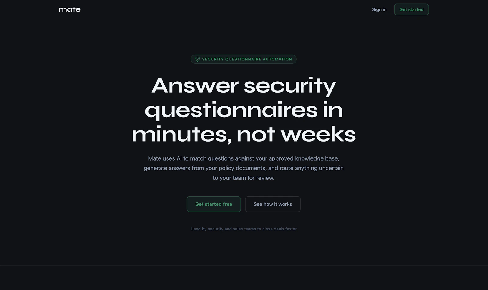 Mate screenshot 1