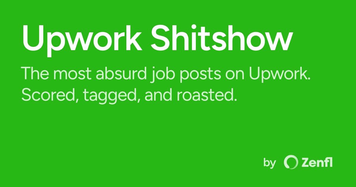 Upwork Shitshow gallery image