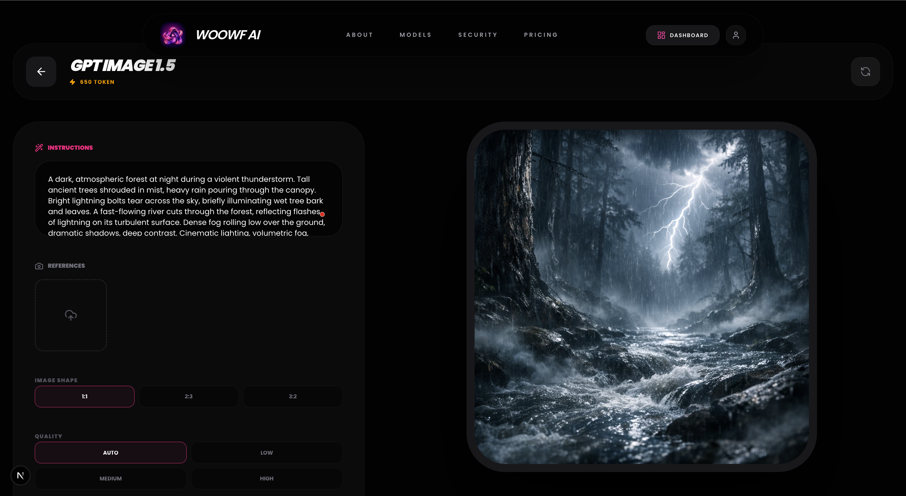 WOOWF AI - Screenshot 5 showing product features and functionality