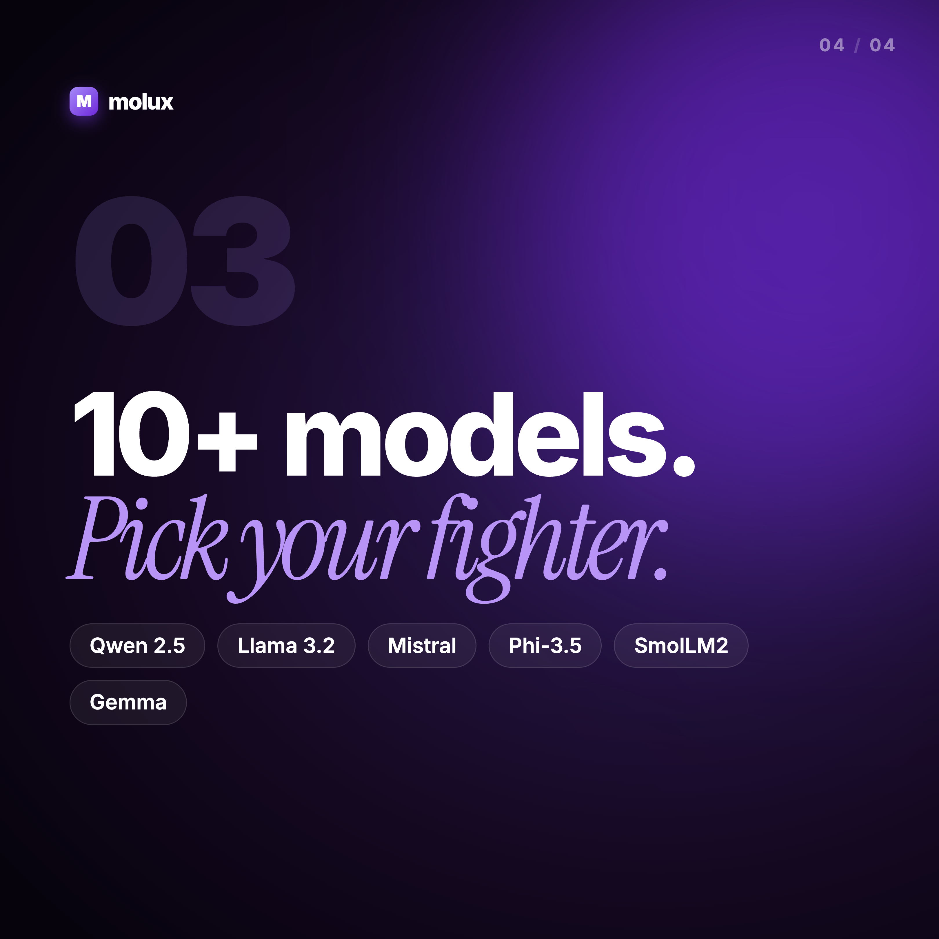 Molux: Local & Private AI Chat gallery image