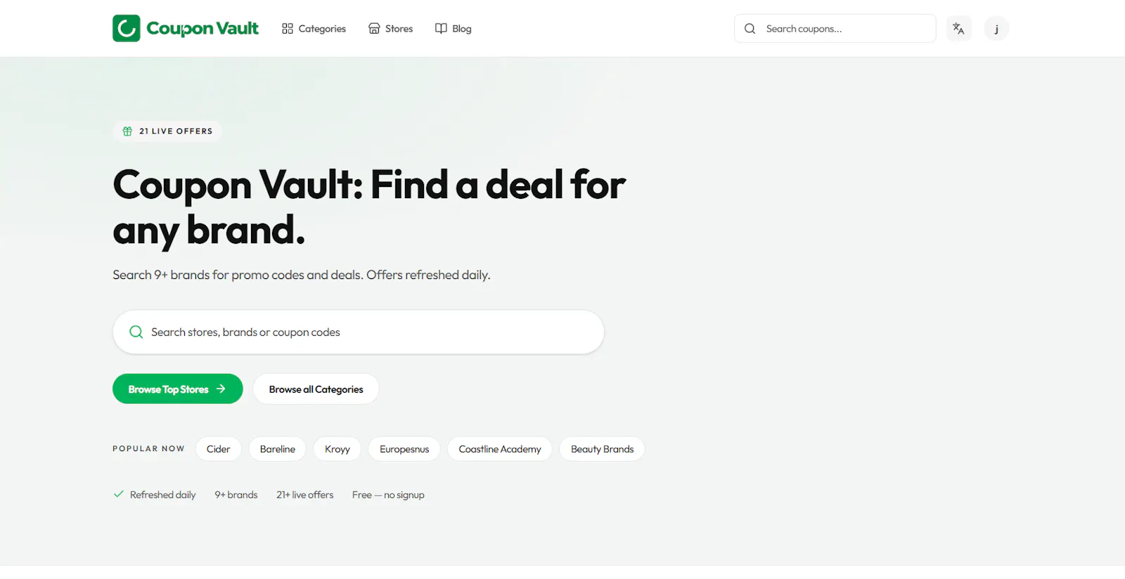 Coupon Vault screenshot 3