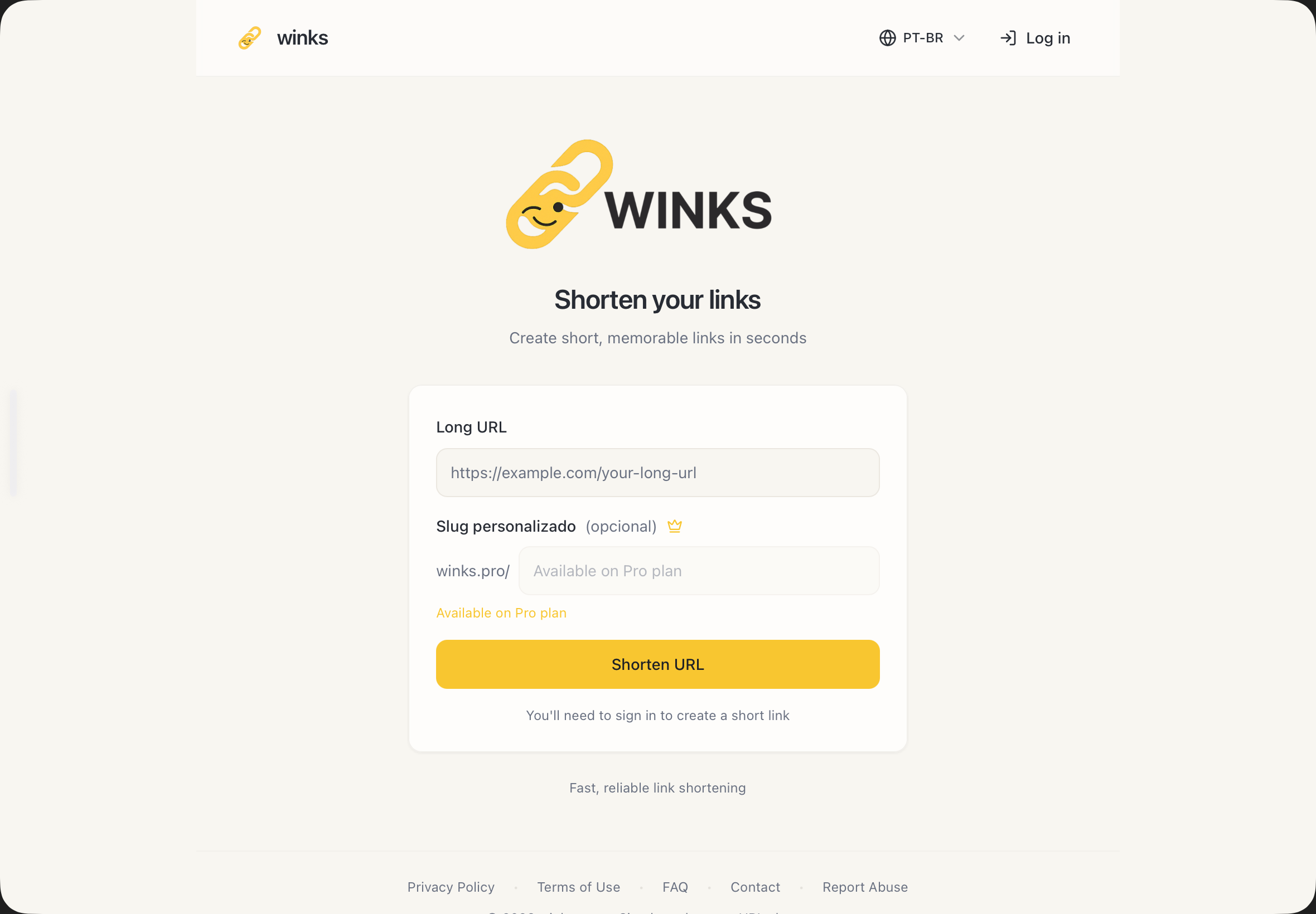 Winks URL Shortener gallery image