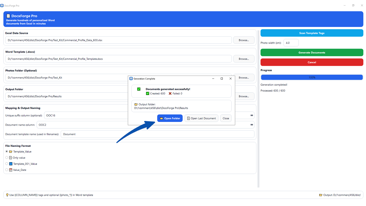 DocxForge Pro gallery image