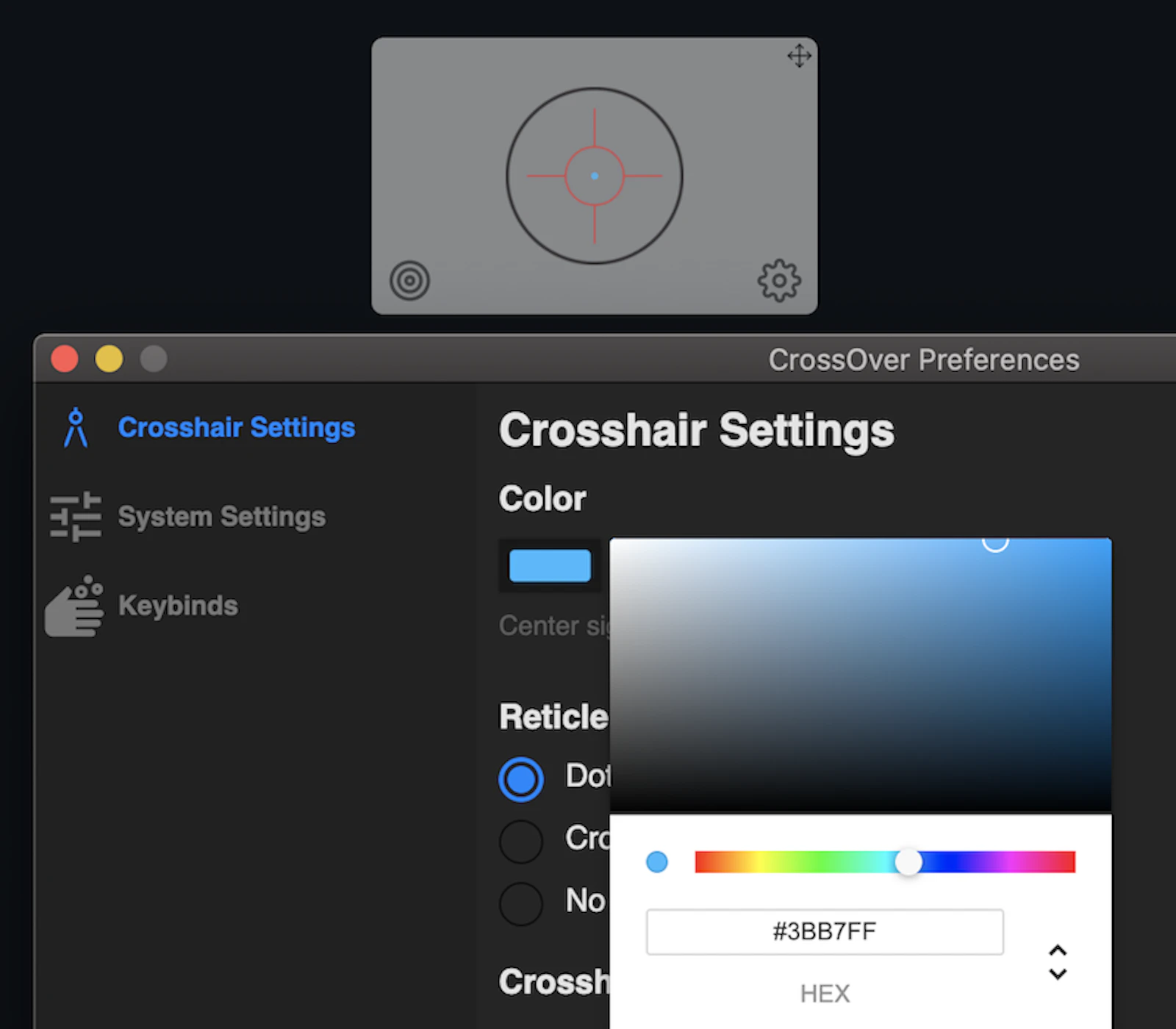 CrossOver screenshot 4
