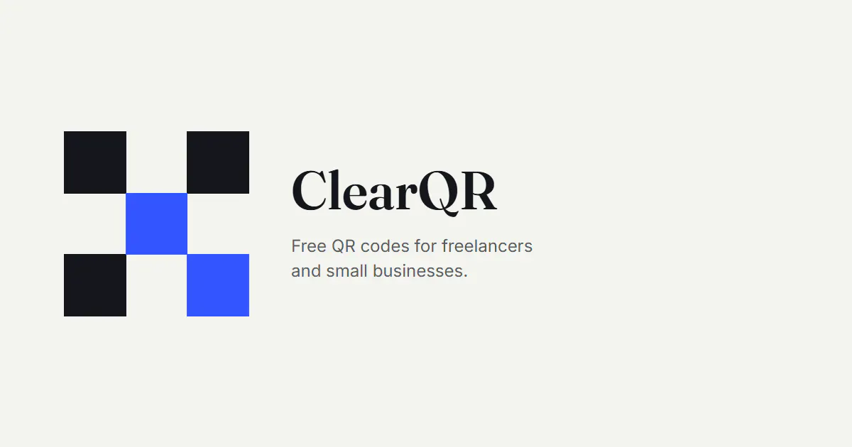 ClearQR gallery image