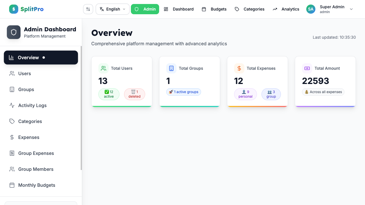 SplitPro - Complete Expense Management gallery image