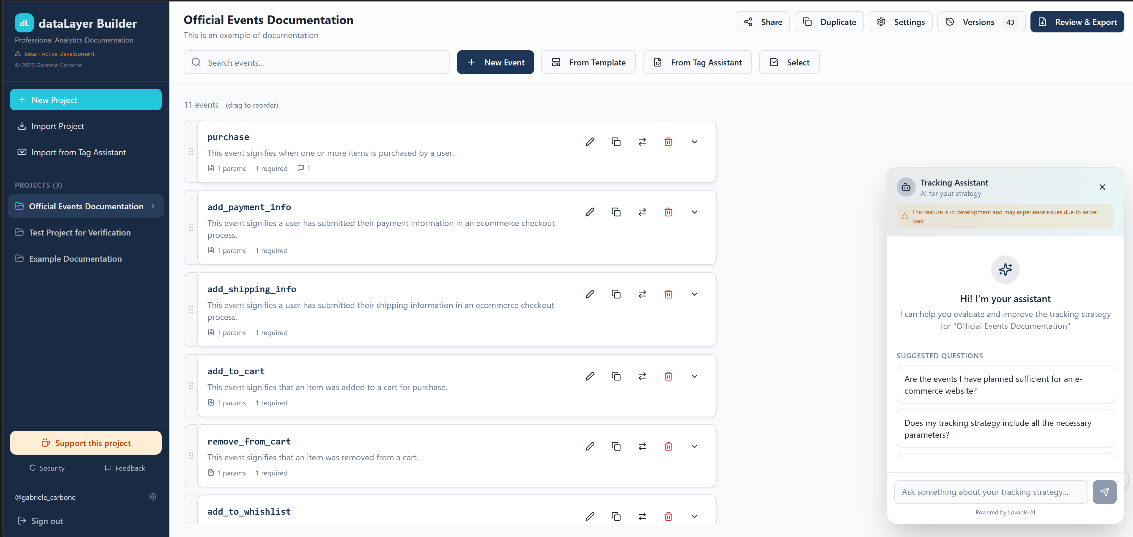 dataLayer Builder gallery image