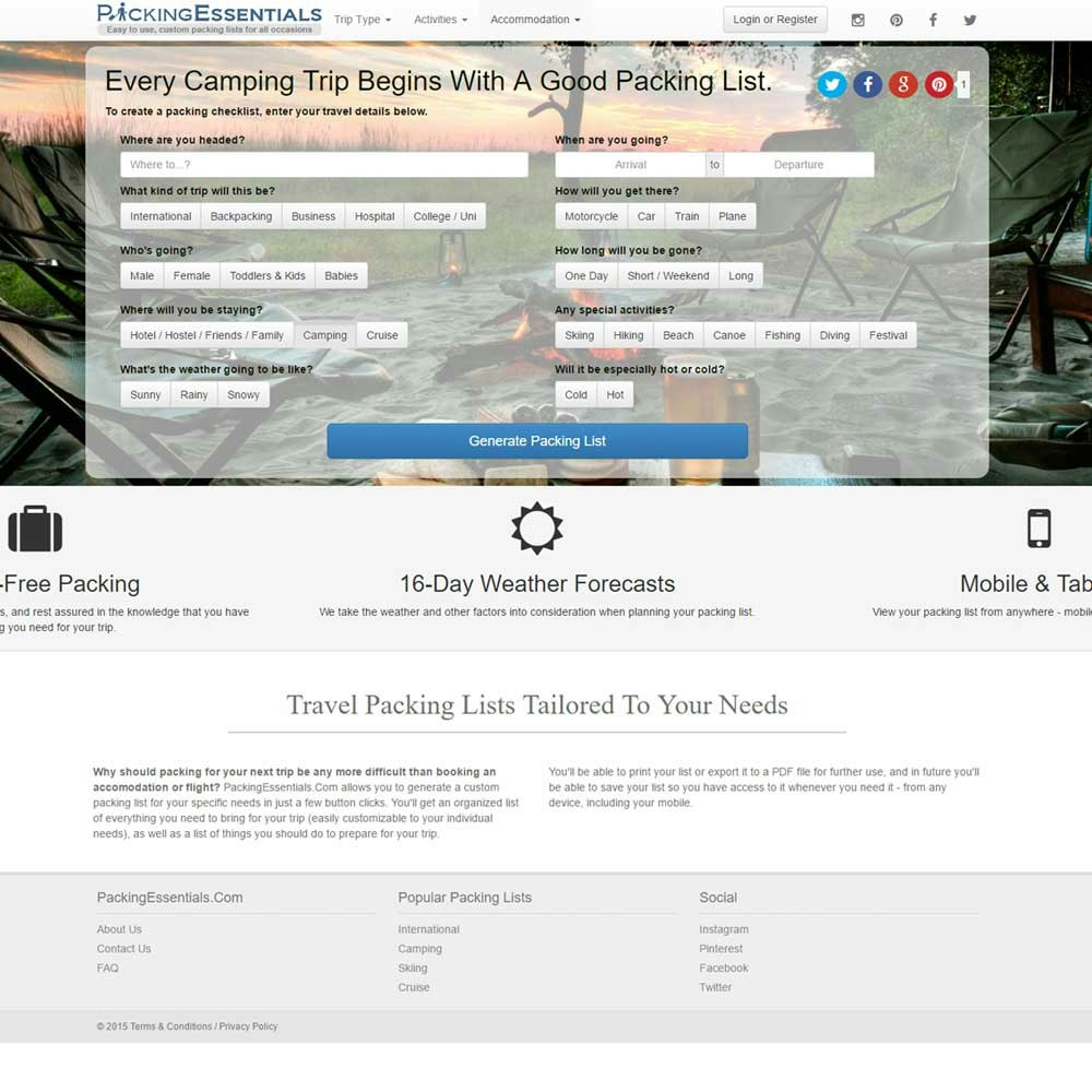 Packing Essentials gallery image