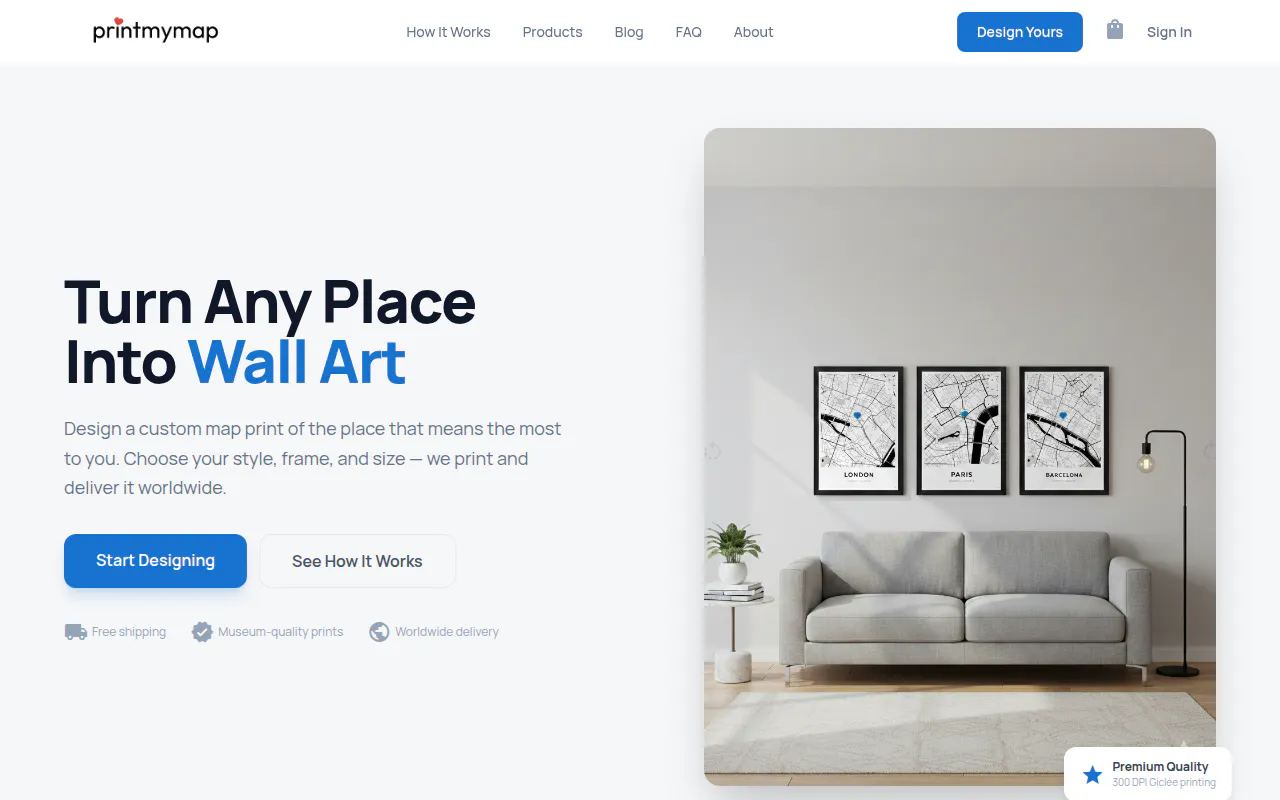Printmymap gallery image