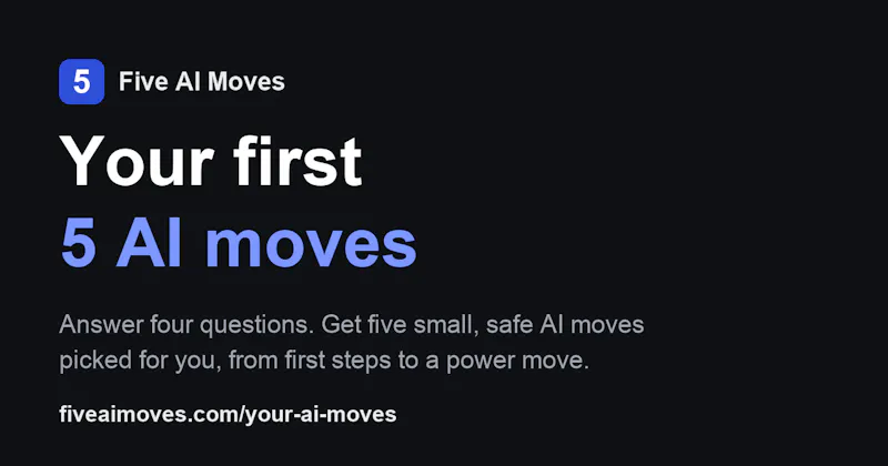 Your First 5 AI Moves screenshot 1