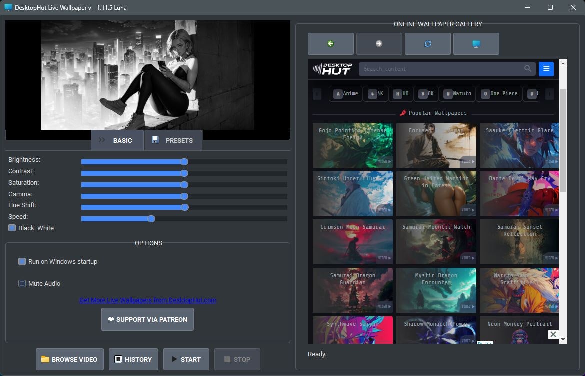 Media Desktophut Live Wallpaper 1.11.5 Luna - Wallpaper Live yang disesuaikan-sekarang dengan galeri terbina dalam. 1