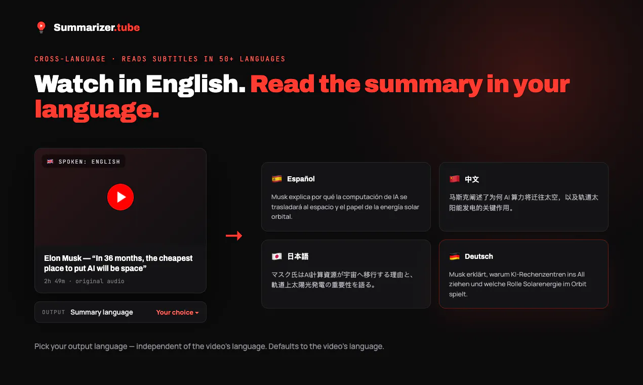 Summarizer.tube gallery image