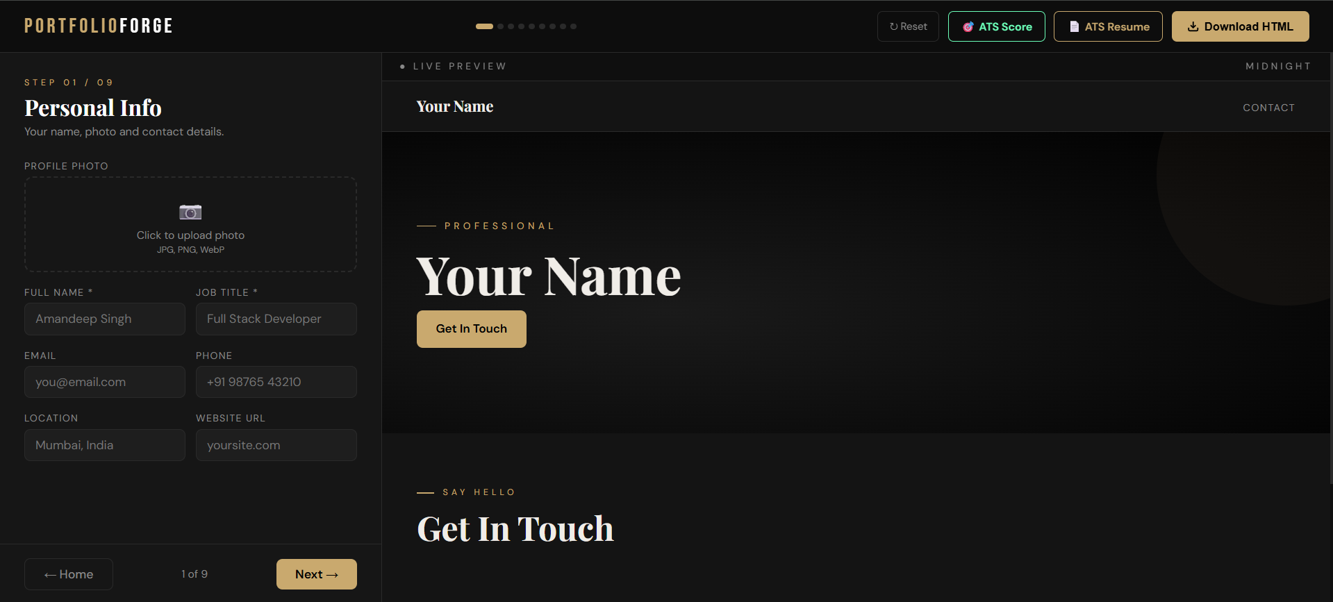 PortfolioForge gallery image