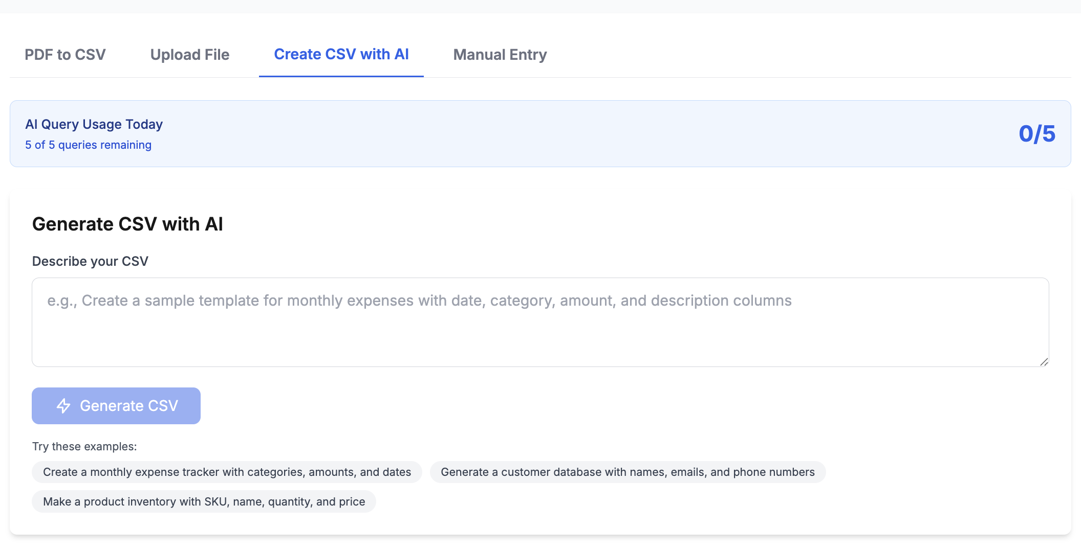 CSVSense gallery image