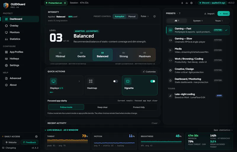 OLED Guard Pro screenshot 1