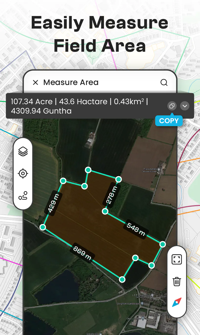 GPS Land Field Area Calculator gallery image