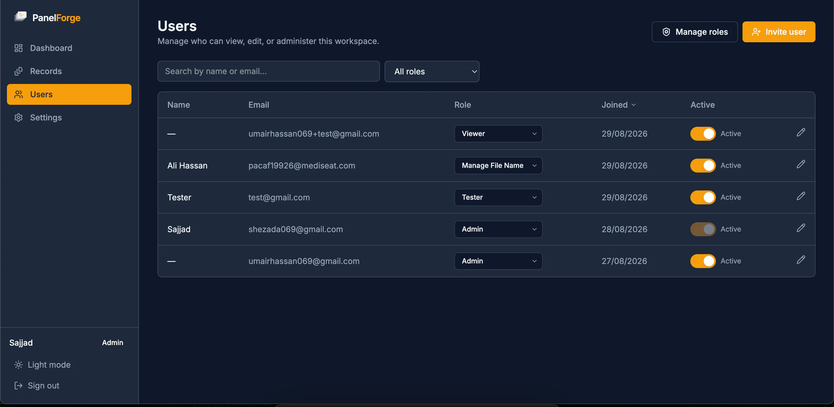 PanelForge screenshot