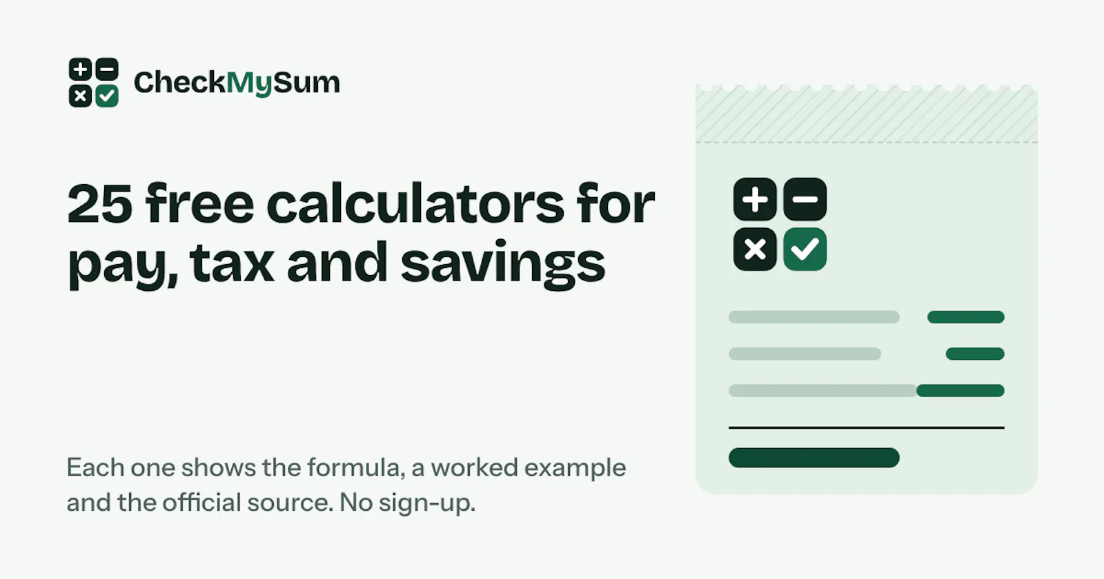 CheckMySum screenshot 2
