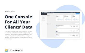 SegMetrics Agency Console gallery image