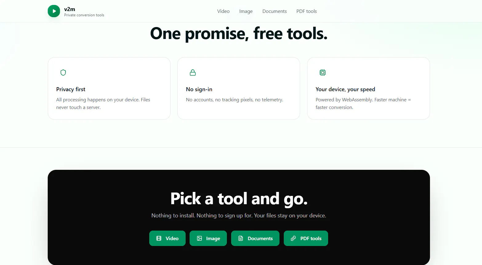 v2m — Free In gallery image