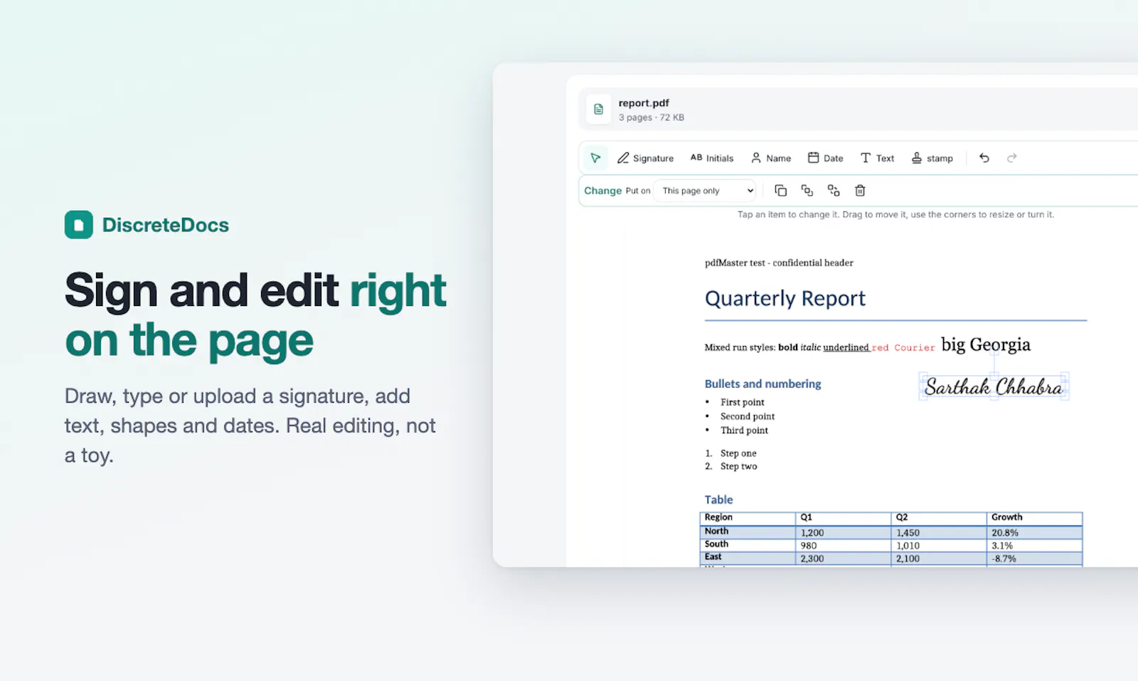 DiscreteDocs screenshot 4