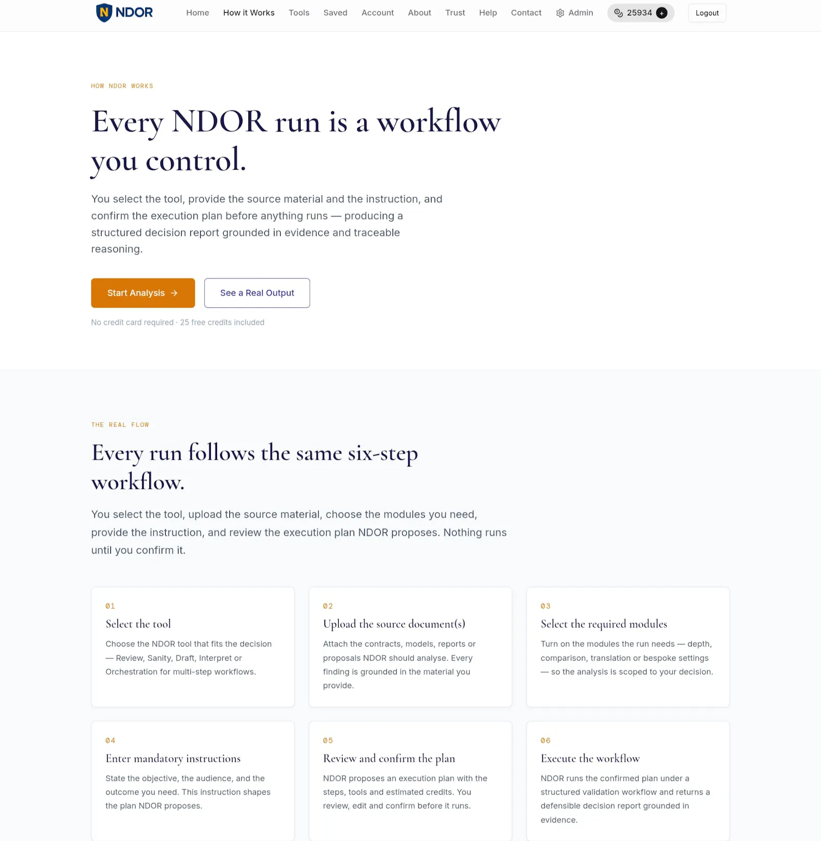 NDOR screenshot 1