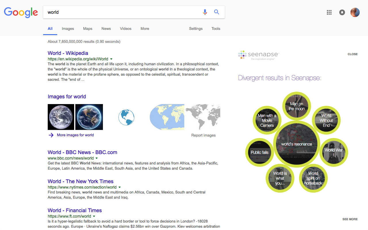 Seenapse for Chrome gallery image