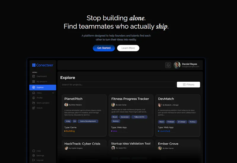Conecteer screenshot 1